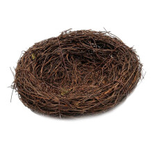 Handmade Vine Bird Nest House Home Nature Craft Sill Holiday Decoratio
