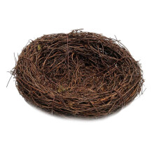 Handmade Vine Bird Nest House Home Nature Craft Sill Holiday Decoratio