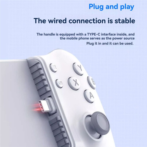 S3 Gamepad Gaming Control with BT Type C Game Pad Controller for Mobile Phone Cellular PC Tablet Hall Effect Joystick 2