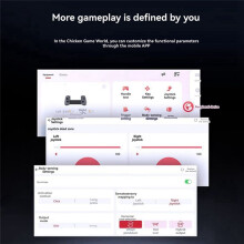 For X5S Gaming Controller for 2 Stretch Handle Hall Effect Joystick HD Somatosensory Gamepad A