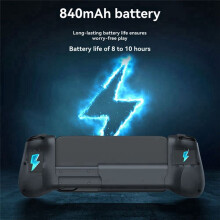 For X5S Gaming Controller for 2 Stretch Handle Hall Effect Joystick HD Somatosensory Gamepad B