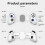 BSP-D11 Mobile Phone Wireless Game Gamepad for  /PS4/PS3 Controller Supports Android HarmonyOS HID Mode A 9