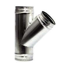 4 Inch 3 Way Duct Connector 45 Degree Dryer Vent Hose Splitter with Leakproof Airflow Design