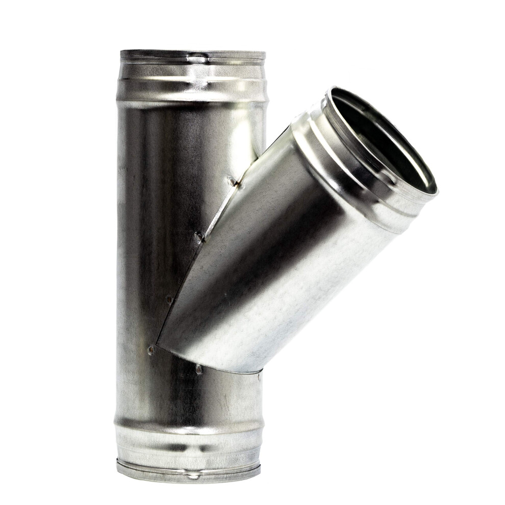 4 Inch 3 Way Duct Connector 45 Degree Dryer Vent Hose Splitter With Leakproof Airflow Design 9073542399995