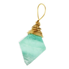 Green Fluorite Pendant Necklace Natural Stone Jewelry Necklace Gift #2