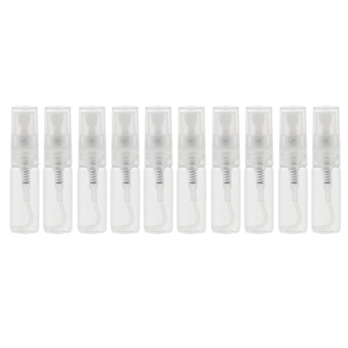 10Pcs Glass Perfume Empty Bottle Atomizer Pump Sprayer Refillable Trav 2