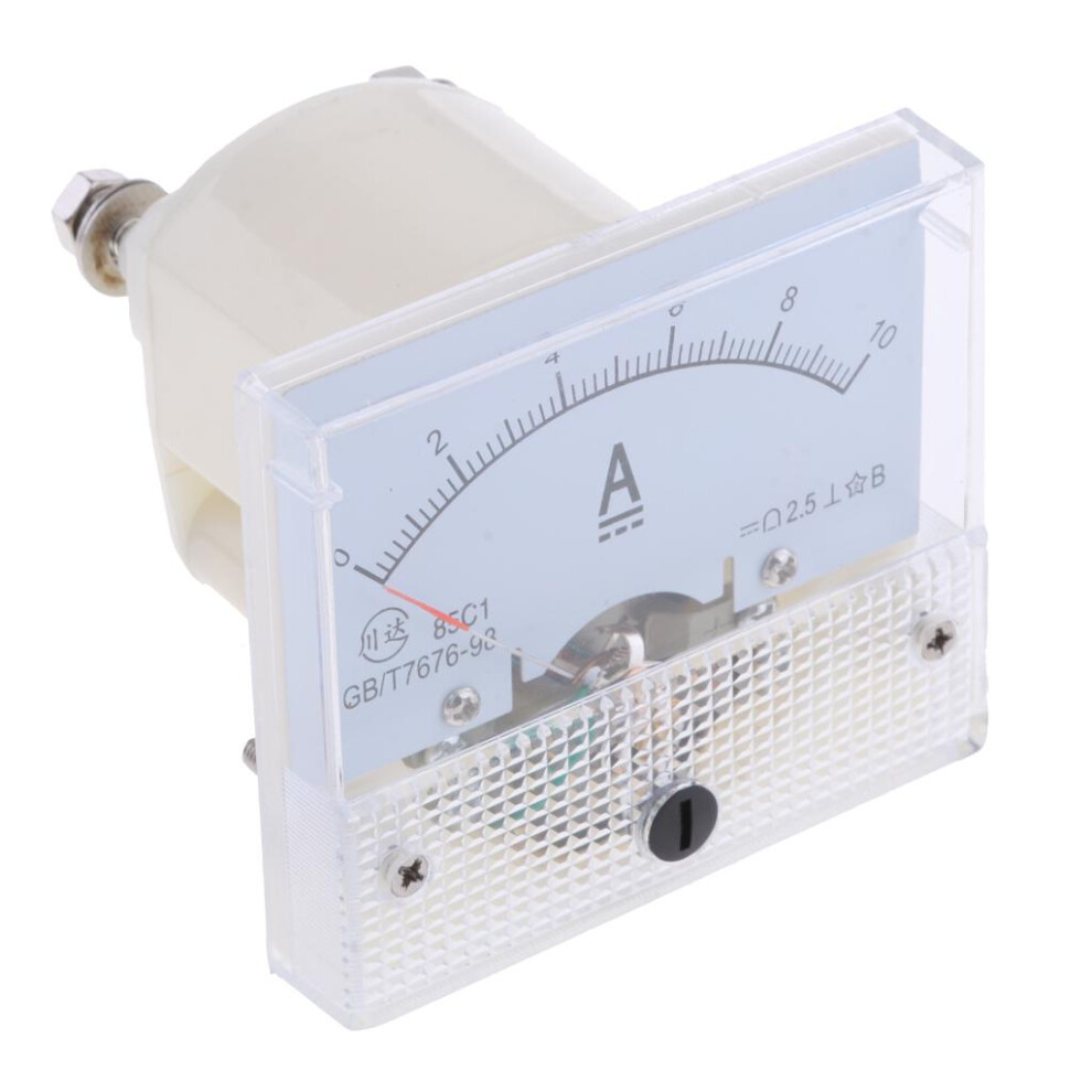 Dc Ammeter Analog Panel Meter Amp Meter Current Gauge Pointer Type 0-1 6902696625953