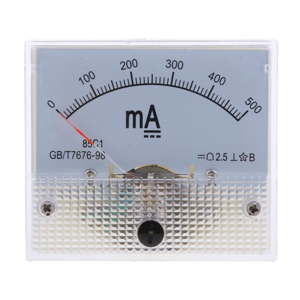 Dc Ammeter Analog Panel Meter Amp Meter Current Gauge Pointer Type 0-5 6902696614223