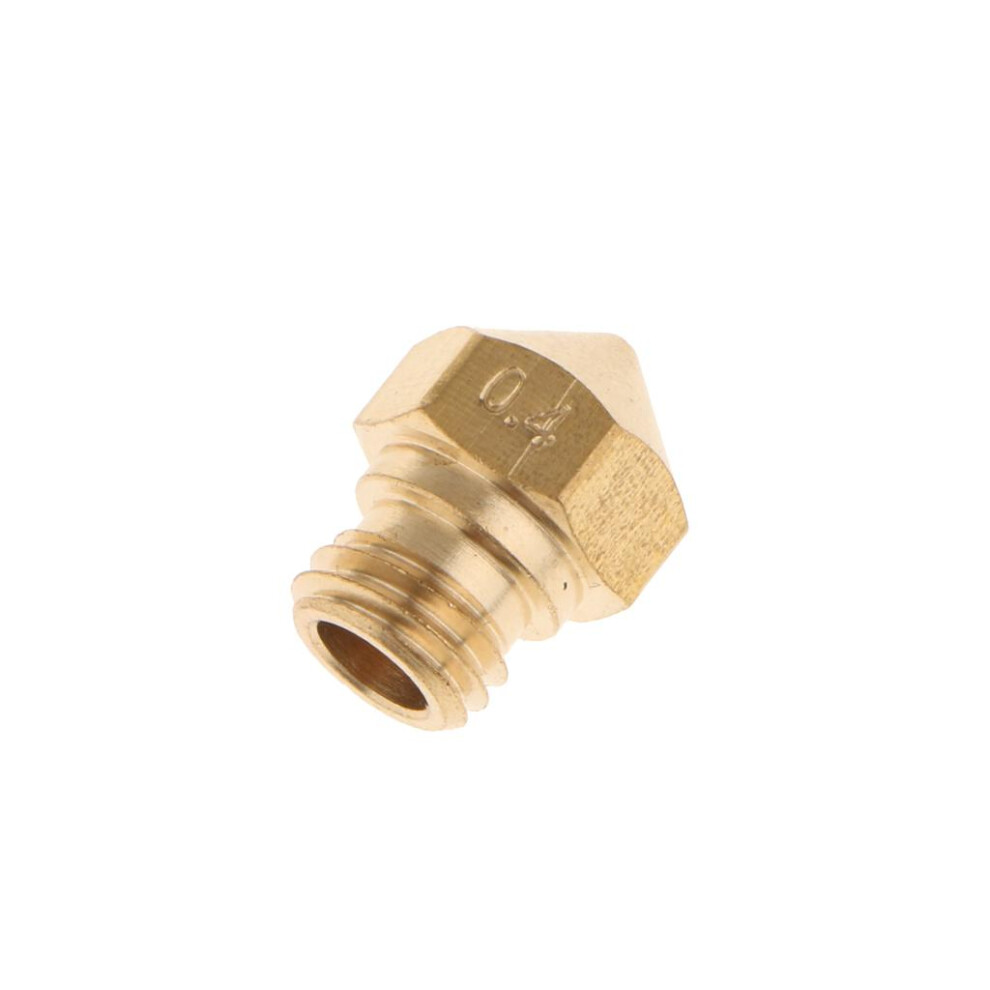 Brass Extruder Nozzle Copper Print Head For Mk10 1.75Mm 3D Printer 0.4 6902696617781