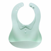 Kids Silicone Bibs Lunch Aprons Adjustable with Wide Pocket for Infant
