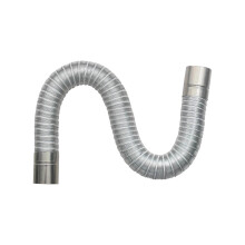 Flue Extension Tube Chimney Fire Place Stove Pipe for Hot Tents Wood S