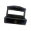 Leather Lipstick Case Holder Storage Box with Mirror for Purse Black 2