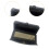 Leather Lipstick Case Holder Storage Box with Mirror for Purse Black 3