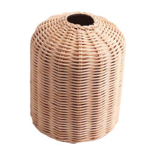 Rattan Handmade Cooking Gas Cylinder Cover Camping Hiking Pouch Beige