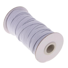 8mm Elastic Stretch Band Elastic Cord Sewing Trim for Clothes Dress Wh