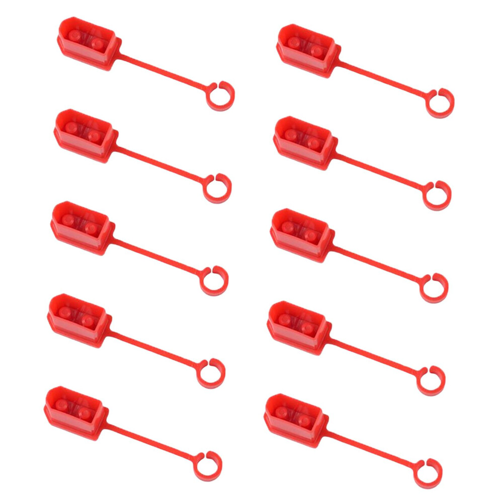 Xt60 Male Female Plug Dust Protector Shell For Lipo Battery Red 6902696441300