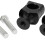 Universal Motorcycle 7/8'' / 1'' Handlebar Riser Clamp  22mm Black 3