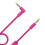 Replacement Audio Cable with Mic Volume Control for Solohd Solo3 Pink 3