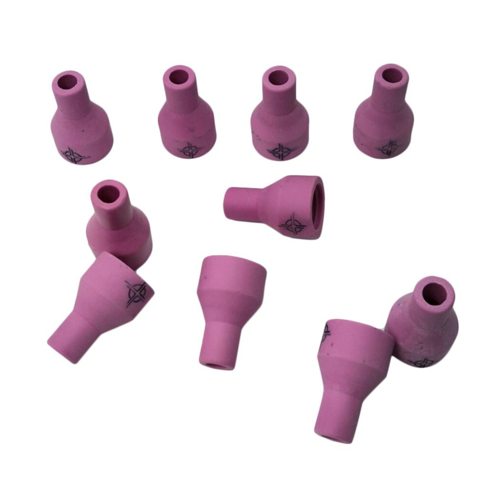 Welding Torch Consumables Collet Body Ceramic Nozzle Pink 6X30 6902695926938