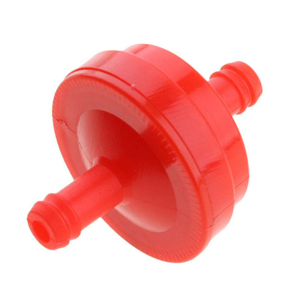 6Mm 1/4" Petrol Inline Fuel Filter Universal For Motorcycle Car Red 6902696582287