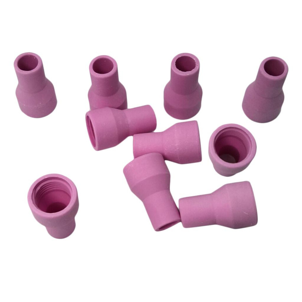 Welding Torch Consumables Collet Body Ceramic Nozzle Pink 9X30 6902695864179