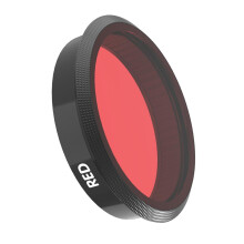 Waterproof Sports Camera Lens Protective Filter for DJI ACTION Red