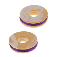 2pcs Fishing Rod Guide Ring Wrapping Line Tying Thread Fix Line Purple