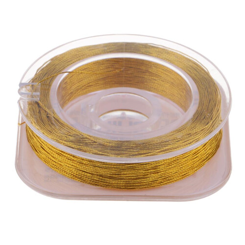 Fishing Rod Guide Ring Wrapping Line Rod Building Thread Golden