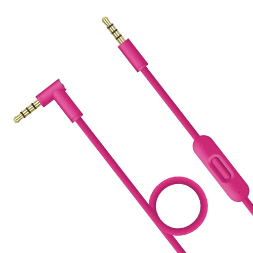 Replacement Audio Cable with Mic Volume Control for Solohd Solo3 Pink 1