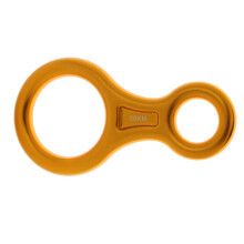 35KN Figure 8 Shape Descender Rock Climbing Rappel Belay Device Gold