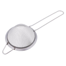 Stainless Steel Fine Mesh Strainer Colander Oil Strainer Silvery 9cm