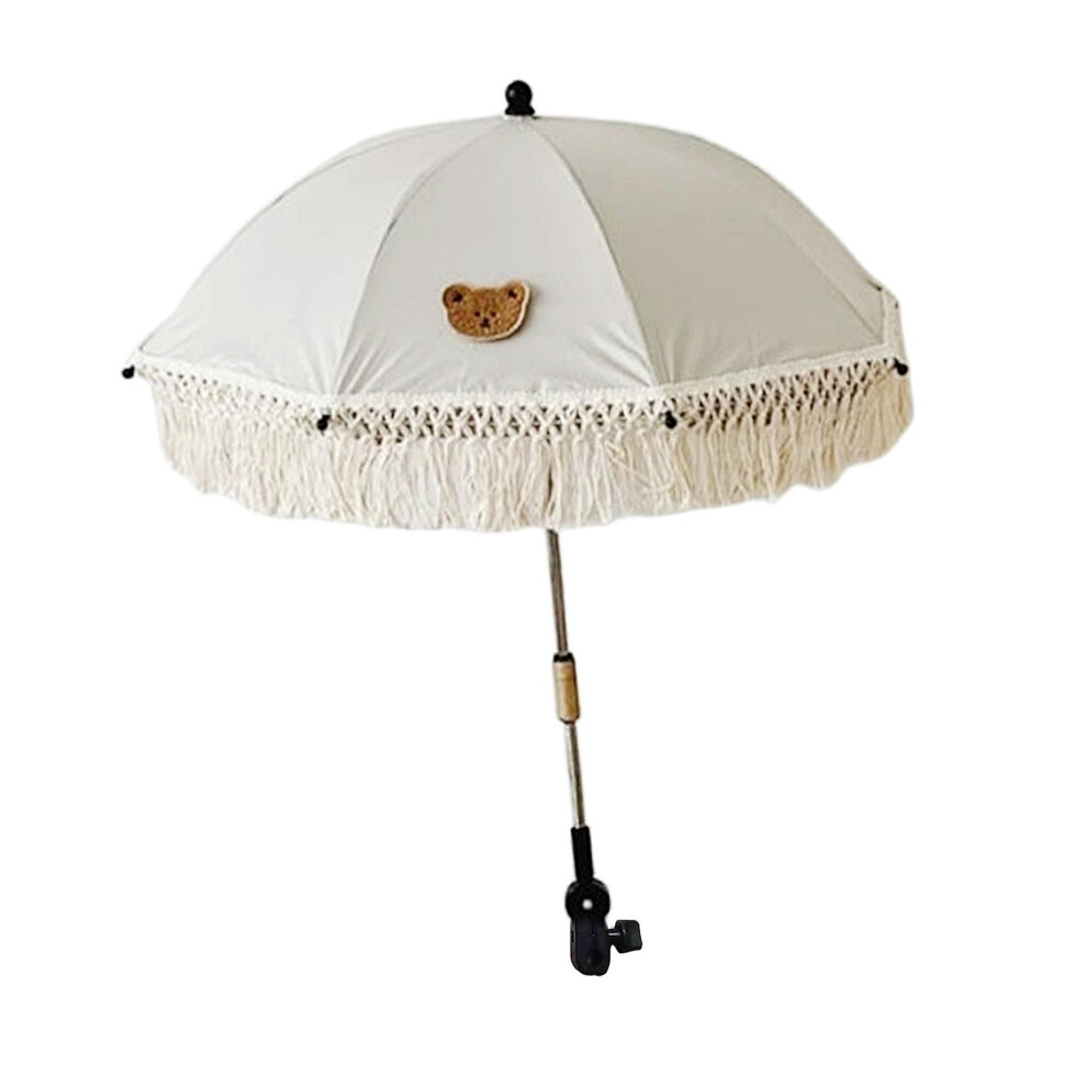 Stroller Parasol Stroller Sun Shade with Clip Canopy Covers for Trolle