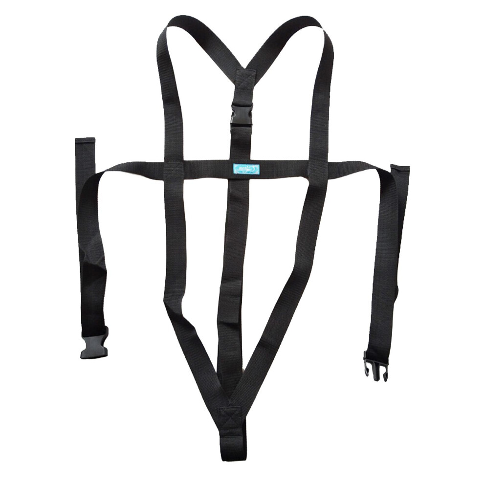 Wheelchair Seat Belt Adjustable Safety Cross Portable Simple for Elder