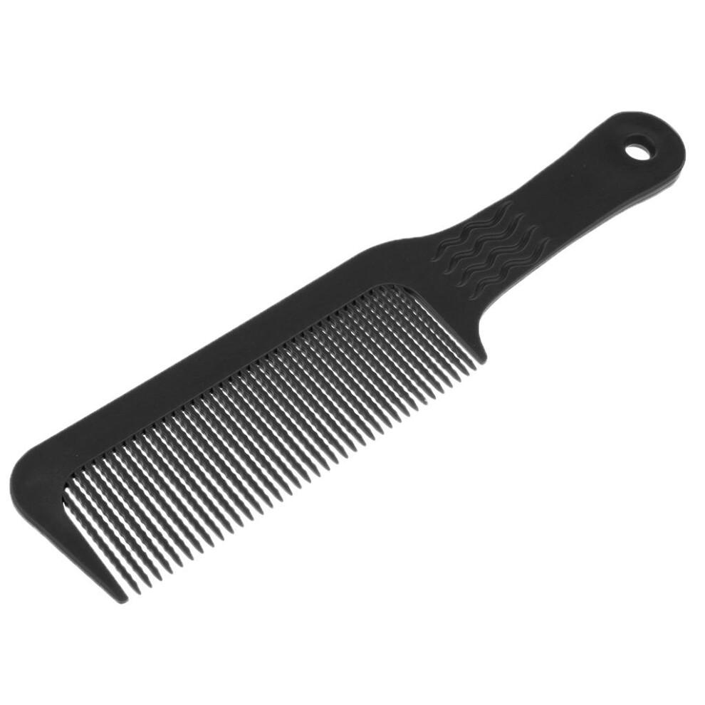Unisex Flat Top Clipper Comb Finely Waved Teeth Barber Hair Cut Styling Comb