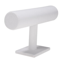 T-bar Jewelry Bracelet Bangle Watch Display Stand Holder White