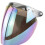 3 Snap Visor Lens Shield for Open Face Helmets Retro Windscreen Durabl 3