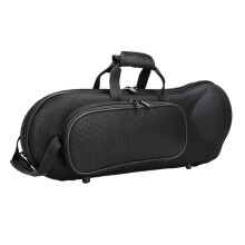 Brass Wind Black Musical Trumpet Case Oxford Gig Bag Black Oxford Clot