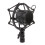 Universal Plastic Microphone Shock Mount Black 2