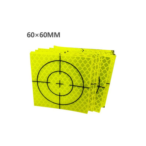 100Pcs Reflective Tape Target Reflector Target Sheets for Tunnel Engin 1