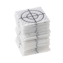100 Pieces Reflective Tape Target for Tunnel Engineering, Slope Monito