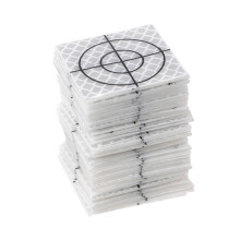 100 Pieces Reflective Tape Target for Tunnel Engineering, Slope Monito