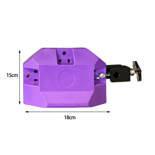 Low High Pitched Cow Bell Adjustable Mount Bracket Noisemaker Block Vi 1