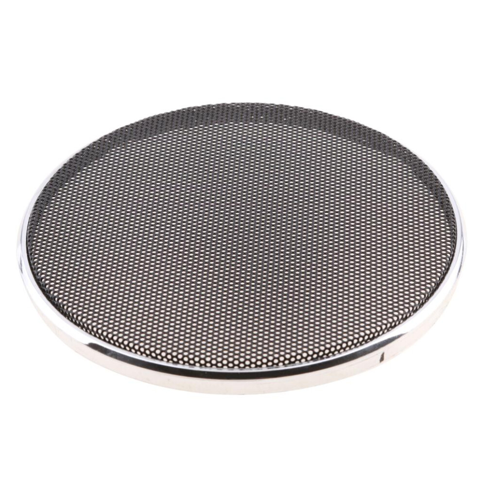 Speaker Decorative Circle Protective Cover Grille Mesh 5Inch Black 6902696612366