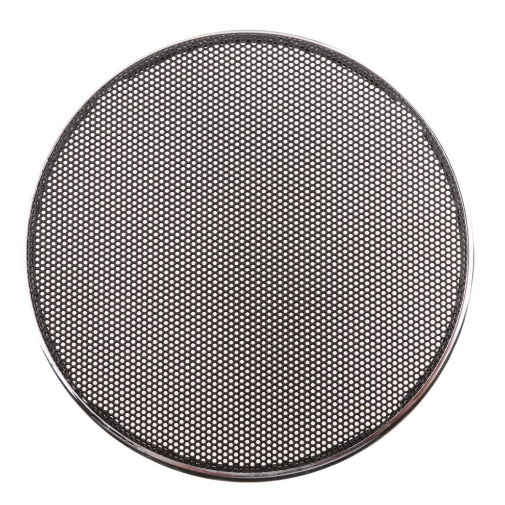 Speaker Decorative Circle Protective Cover Grille Mesh 6.5Inch Black 6902696607942