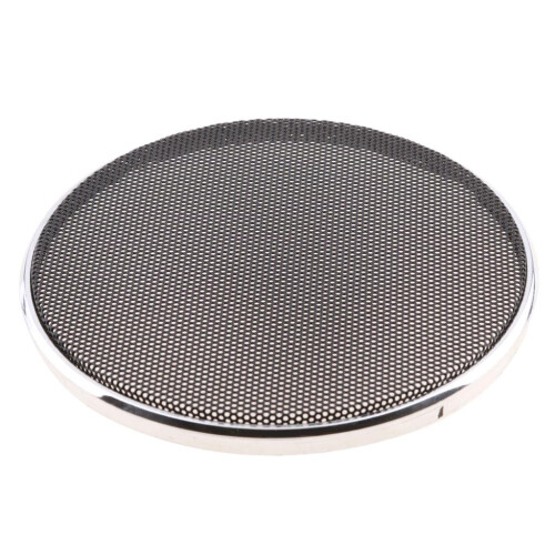Speaker Decorative Circle Black Protective Cover Grille Mesh 6.5inch 2