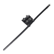 Medieval Sword Holder PU Leather Rapier Belt Waist Sheath Strap Two Pi