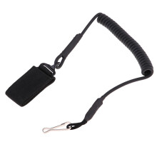 Tactical Elastic Lanyard Security Leash Anti Losing Cord Anti-theft R
