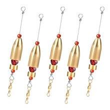 Carolina Ready Rig with Brass Sinker & 3 Glass Beads & Swivel M