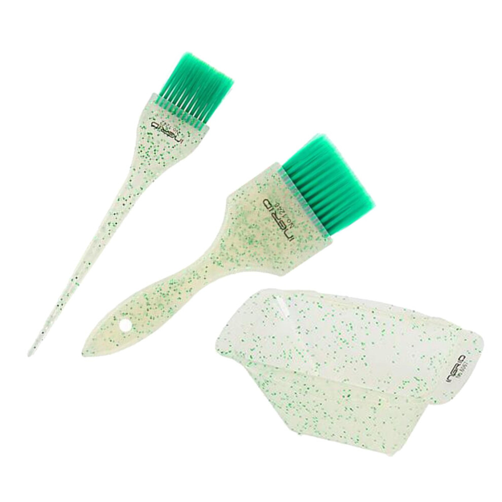 Hair Dye Brush Bowl Color Mixing Bowl Hair Dyeing Kit for Beauty Salon