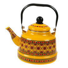 2.5L Enameled Tea Kettle Teapot Cookware Portable for Camping Outdoor